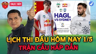 🔴Lịch Thi Đấu HAGL 1/5: Trận Cầu Hấp Dẫn, HLV Kiatisak Thực Hiện Mục Tiêu Của Bầu Đức