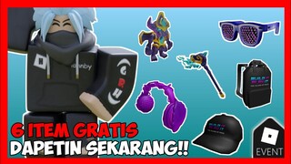 6 ITEM GRATIS !! CARA DAPAT ITEM GRATIS DI ROBLOX 2021 | ROBLOX INDONESIA