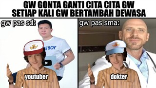 Gw Gonta Ganti Cita Cita Tiap Kali Gw Bertambah Dewasa... (Finn Wolfhard Snapping Fingers Meme)