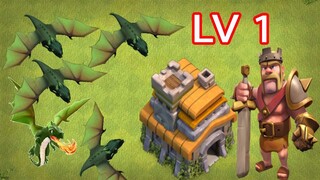 NMT | Clash of clans | Trải Nghiệm Rồng Sữa Và King LV1