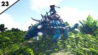 BUKAN SEMBARANG ANKYLOSAURUS - ARK Survival Evolved Crystal Isles Indonesia #23