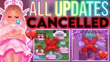 ALL UPDATES CANCELLED THIS YEAR… ? HERE’S WHY… ROBLOX Royale High New School Update Tea