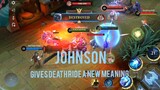 Johnson giving a new meaning to Death Ride Skin in Brawl