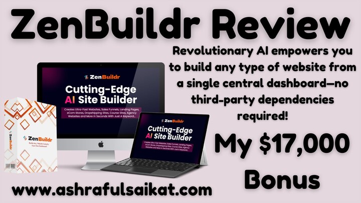 ZenBuildr Review - All-In-One AI Site Builder (By Seun Ogundele)