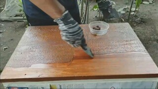 PAANO TANGGALIN ANG PINTURA AT VARNISH / HOW TO REMOVE PAINT AND VARNISH