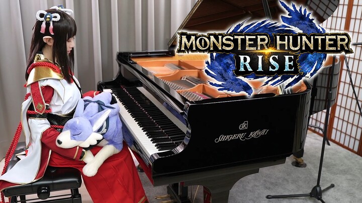Monster Hunter Rise OST "เพลงของ Shui Yun / Brave เฮนเตอร์ x แฮเตอร์ / เพลง Tutu Tuanzi" เล่นเปียโนข