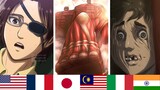 ALL Moments in 6 Different Countries ● Attack On Titan Season 4 Part 3 (COLLECTION)