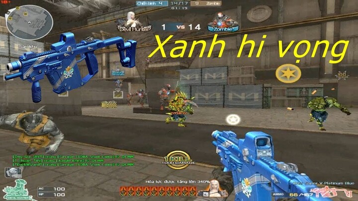 Bình Luận CF - Kriss Super V-Platinum Blue - tien xinh trai zombie v4