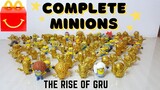 Unboxing🎁 || Complete Regular & Gold Minions || The Rise of Gru (Happy Meal Toys McDo) || Part 2