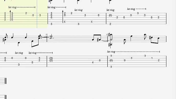 【Guitar】Clozzz fingerstyle guitar score for the first season theme song of the radio drama "So-and-s