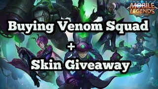 Buying Venom Squad (Mobile Legends)