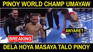 Pinoy WBO Champion UMAYAW Sa America Talo , Dela Hoya Tuwang Tuwa TALO ang Pinoy, Anu Nangyare