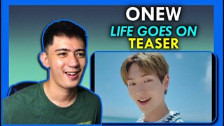 ONEW オンユ 'Life goes on' MV Teaser REACTION