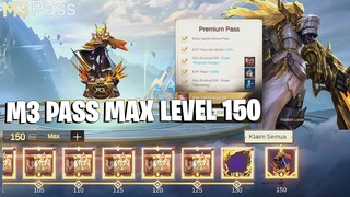 BORONG M3 PASS MAX LEVEL 150 & SEMUA EMOTE M3 LANGSUNG DAPAT ACTION FIGURE ROGER! MOBILE LEGENDS