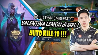 BUILD & EMBLEM VALENTINA LEMON DI MPL, WAJIB DICOBA !