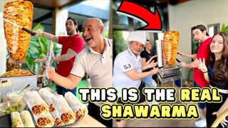 We Made The BIGGEST Home-Made SHAWARMA in the PHILIPPINES!🇵🇭😳