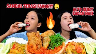 SAMBAL TERASI, AYAM GORENG, TUMIS PARE + LALAPAN, MAKANAN TERENAK DI INDONESIA!!