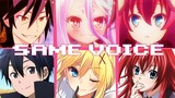 No Game No Life All Characters Japanese Dub Voice Actors Seiyuu Same Anime Characters (NGNL ZERO)