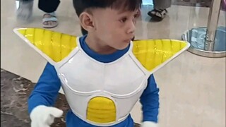 my son as a cosplay Gohan DragonBall
