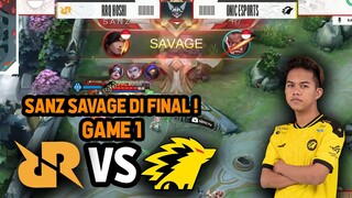 ANALISIS RRQ VS ONIC GAME 1 SAVAGE PERTAMA DI PLAYOFF MPL S8! SANZ YSS GILA