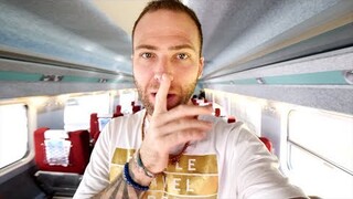 KTX Korean BULLET TRAIN First Class REVIEW + Spicy Korean Breakfast | Busan to Seoul, South Korea