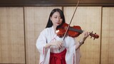 InuYasha 「Mất tích xuyên thời gian và không gian/thời gian を越える想いい」 Kikyo Cosplay Violin Performance