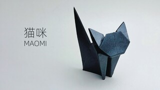 『动物折纸教程』——猫咪折纸教程