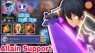 TOP Allain | Allain Đi Support Cầm Ngất Ngư Vị Trí Trợ Thủ Chủ Lực Chở Lại ✓