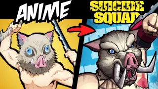 What if FAMOUS ANIME CHARACTERS Were on The SUICIDE SQUAD?! (Stories & Speedpaint)