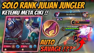 Solo Rank Julian Jungler Ketemu Meta Ciki !! Savage Didepan Meta Ciki !?