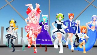 【di gi charat mmd】デ・ジ・キャラットで教えて魔法のLyric