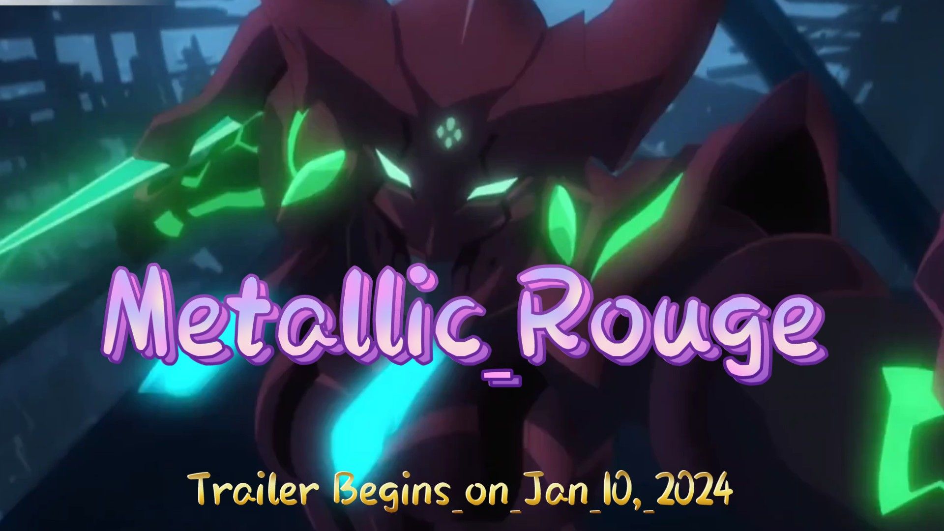 AniLand TV - #JUSTIN: TV Anime METALLIC ROUGE Announced for January 2024.  Studio: BONES! Watch New Trailer:  Official site