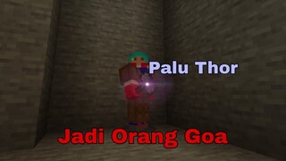 Jadi MANUSIA GOA Dan Bikin PALU THOR - Minecraft Survival Stone Block #1