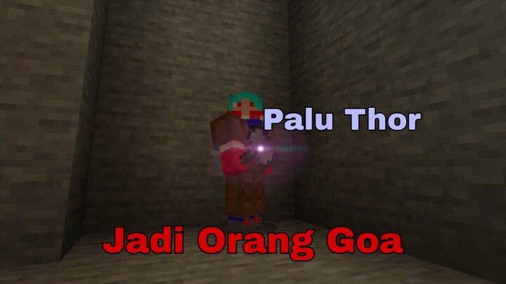 Jadi MANUSIA GOA Dan Bikin PALU THOR - Minecraft Survival Stone Block #1