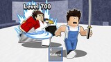 I Reached The SECOND SEA With THE WORST WEAPON! Roblox Blox Fruits