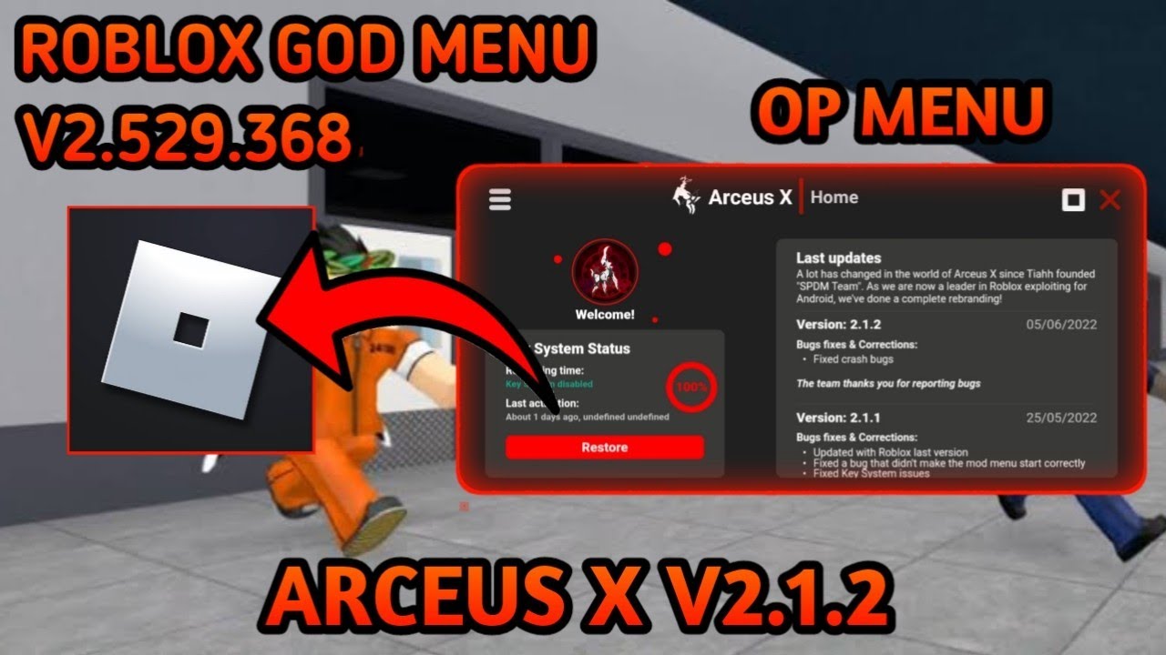 Roblox Mod Menu V2.527.372 Latest Version! ARCEUS X 100% Working