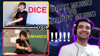 DICE VS ENHANCE | Online World Beatbox Championship Loopstation Battle | 1/2 FINAL REACTION ANALYSIS