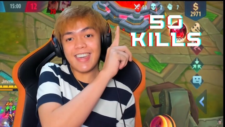 KINGJASRO  MASTER RANK! 50 KILLS !   Mobile Legends