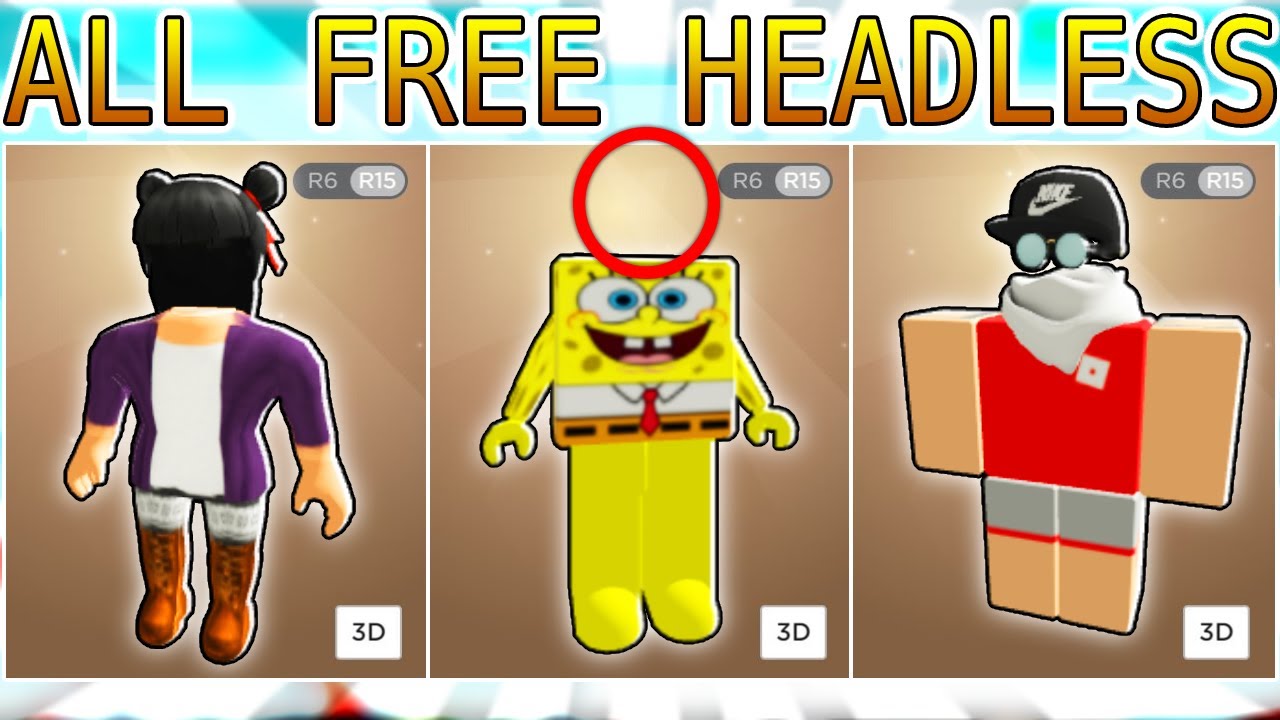 All WORKING HEADLESS HEAD AVATAR TRICKS in Roblox! (FREE & Paid