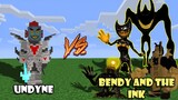 Minecraft | New Undyne vs New Bendy and The ink Machine | Most Underrated battle