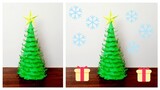 Cách Làm Cây Thông Noel Bằng Giấy || Làm Cây Thông Noel 3D || Đồ Thủ Công #56