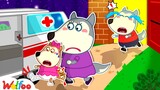 Don't Leave Me, Lucy Got a Boo Boo! - Wolfoo Kids Stories About Siblings ðŸ¤© @WolfooCanadaKidsCartoon