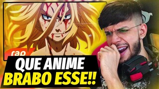 REACT [NÃO CONHEÇO ESSE ANIME!🔥😱] Rap do Mikey (Tokyo Revengers) - O INVENCÍVEL | NERD HITS