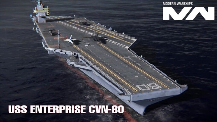 Modern Warships: USS ENTERPRISE CVN80 trying survive.