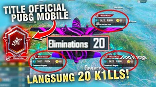 DIKASIH TITLE OFFICIAL PUBG MOBILE INFLUENCER! LANGSUNG TEMBUS 20 K1LLS!