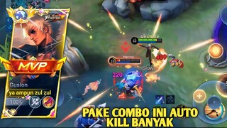 LIAT CARA GUSIONKU KILL MUSUH, GUSION MONTAGE HIGH ACCURACY | MOBILE LEGENDS