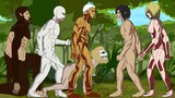 Eren Titan, Levi, Female Titan vs Beast Titan, Warhammer, Armored Titan, Jaw - Drawing Cartoons 2
