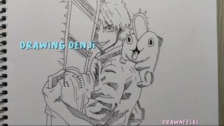 Drawing Denji