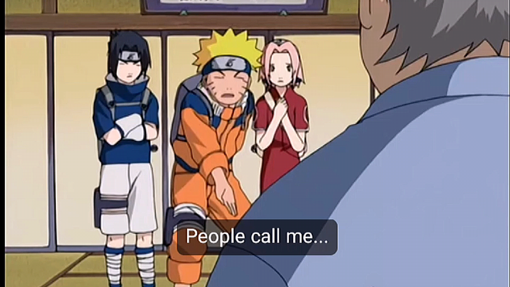 Naruto introducing himself