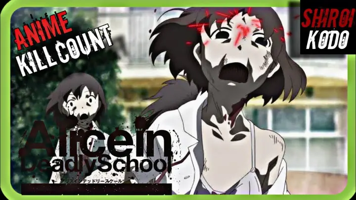 Alice in Deadly School (2021) ANIME KILL COUNT